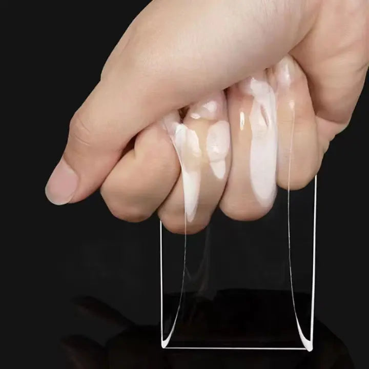 Nano Adhesive Tape Double-Sided Transparent Washable & Reusable