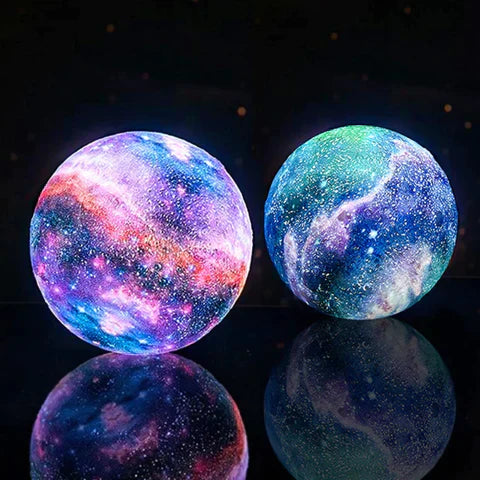 Night Light 3D Star Projection Rechargeable & Touch Control