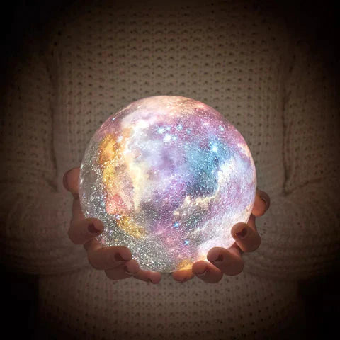 Night Light 3D Star Projection Rechargeable & Touch Control