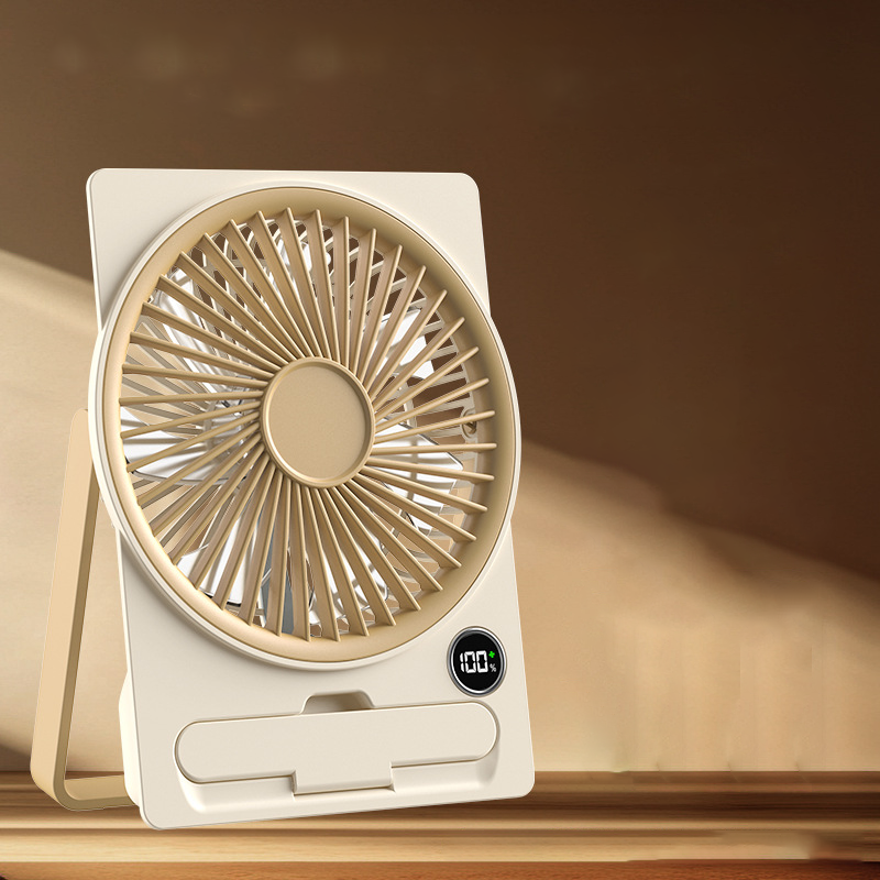 Portable USB Fan Rechargeable Whisper-Quiet Compact