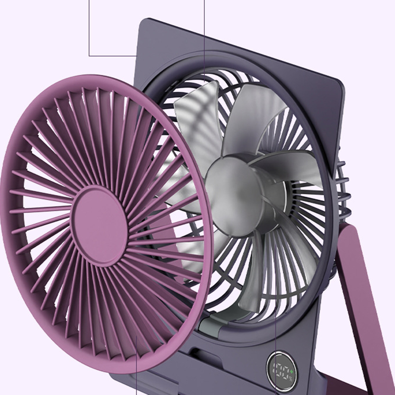 Portable USB Fan Rechargeable Whisper-Quiet Compact