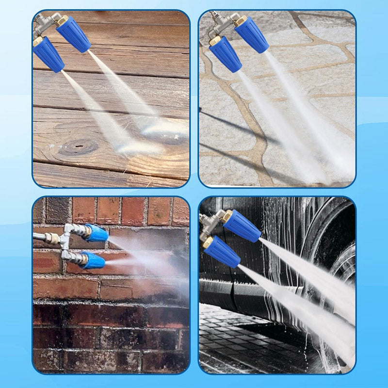 Pressure Washer Nozzle Dual Turbo Stainless Steel Quick Coupling