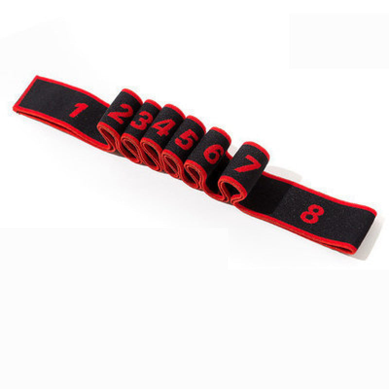 Resistance Band 8 Numbered Segments Polyester-Cotton Blend