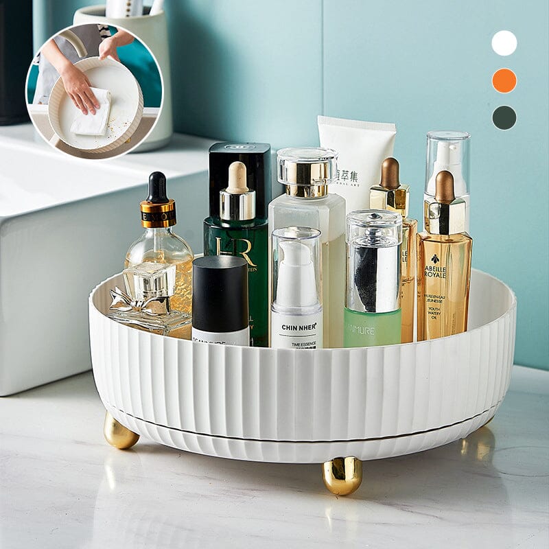 Rotating Spice Rack 360° Rotation Raised Edge & Removable Base