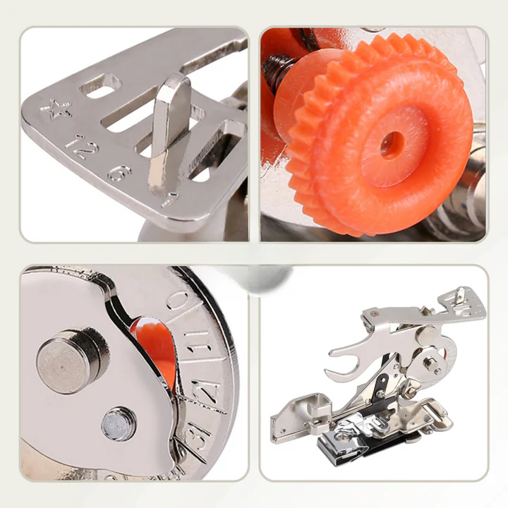 Ruffler Foot 4-Setting Adjustable Short-Shank Fit
