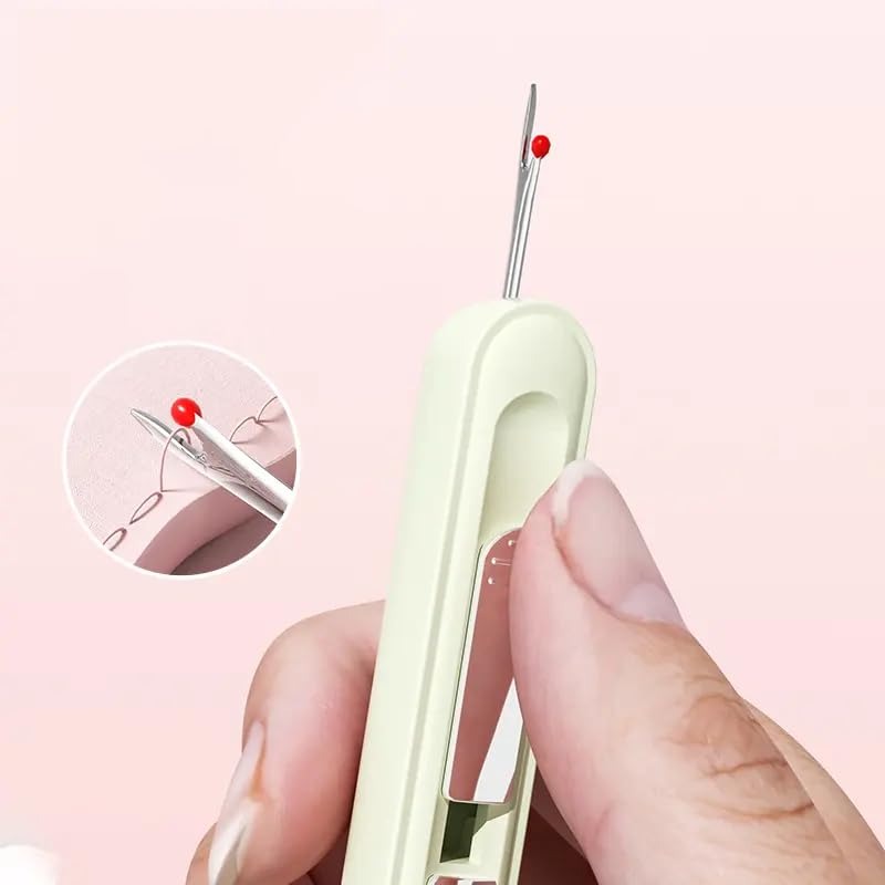 Seam Ripper & Needle Threader Ergonomic Protective Cap