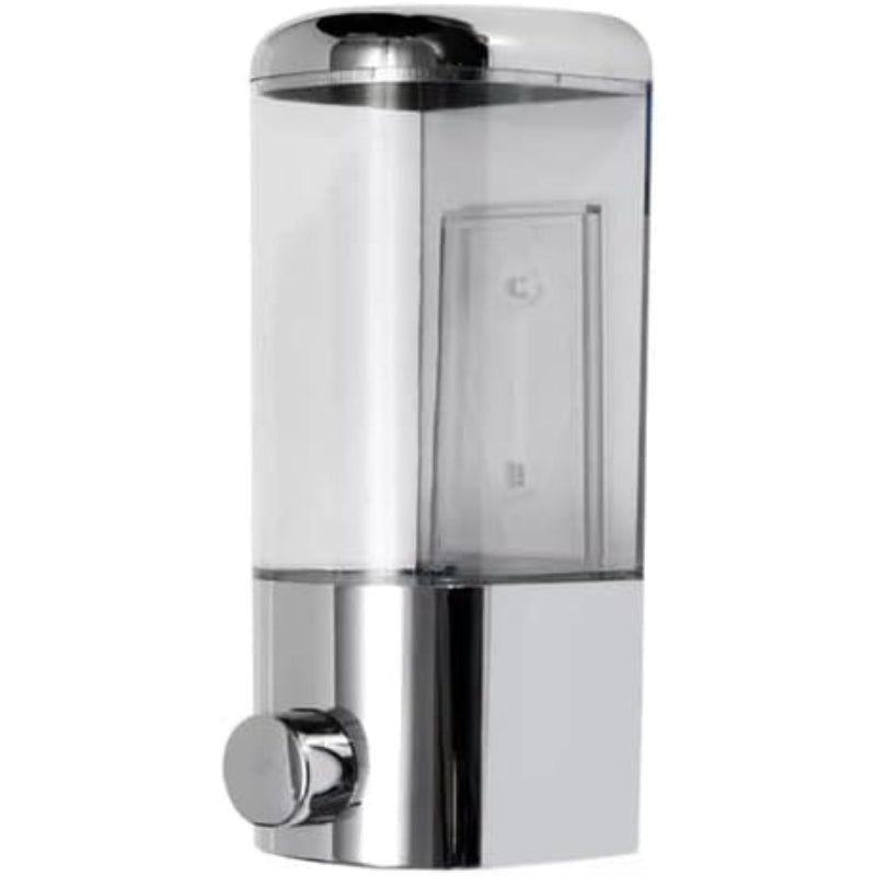 Soap Dispenser Wall-Mounted Chrome Refillable Tank