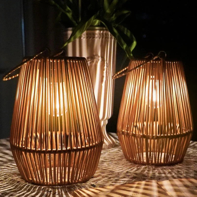 Solar Garden Light Handwoven LED & Waterproof