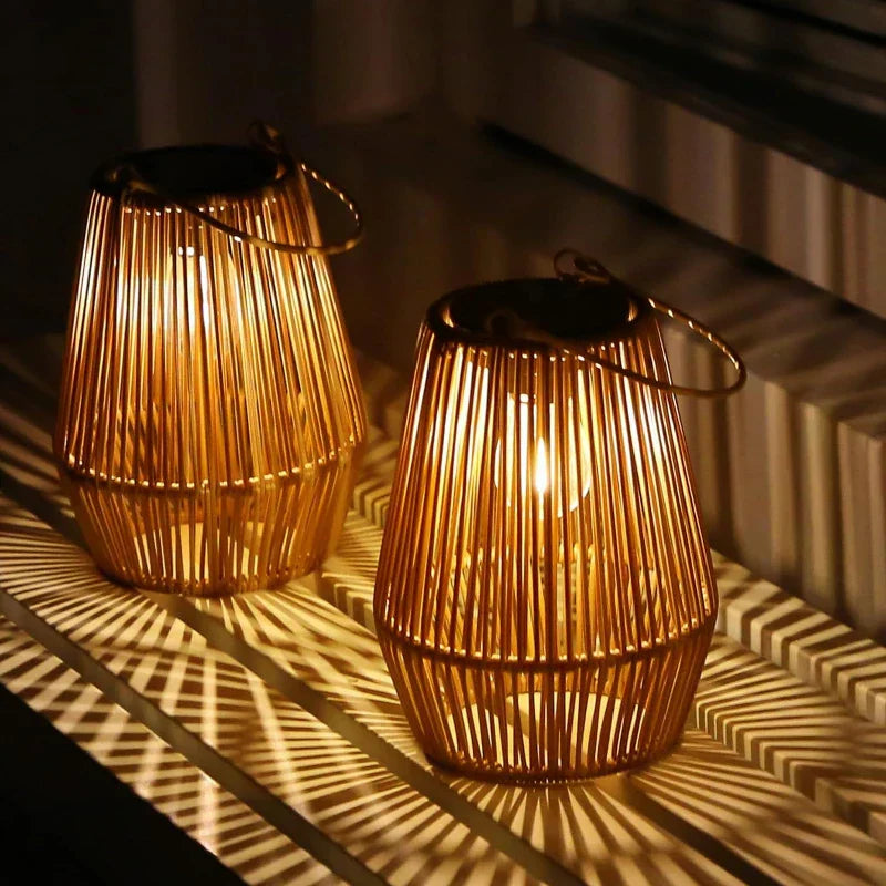 Solar Garden Light Handwoven LED & Waterproof