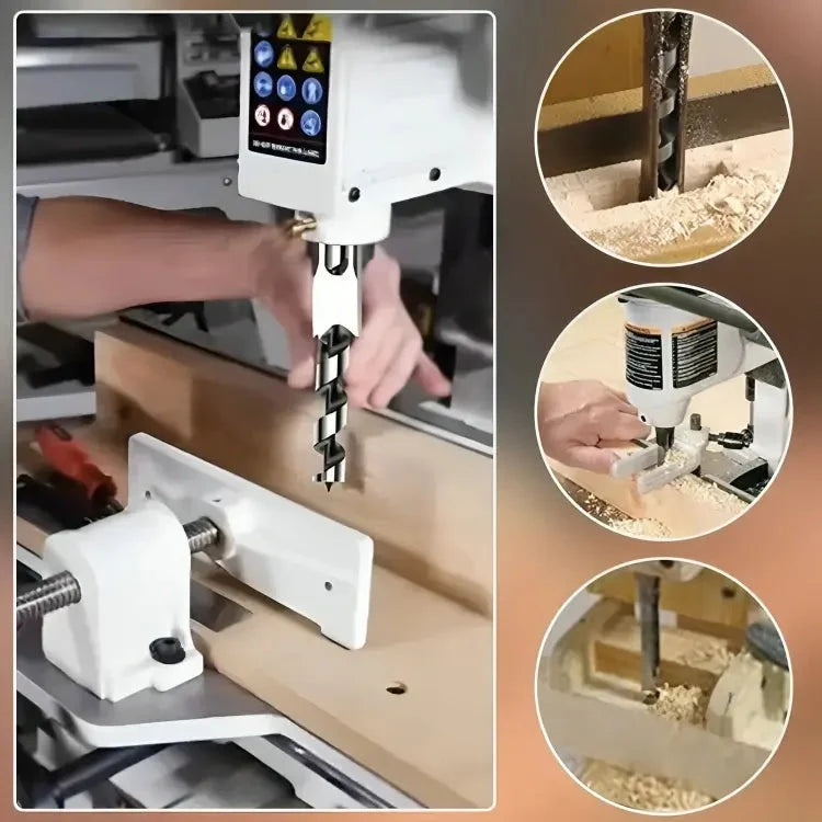 Square Tenon Drill Bit Set CNC-Milled Carbon Steel