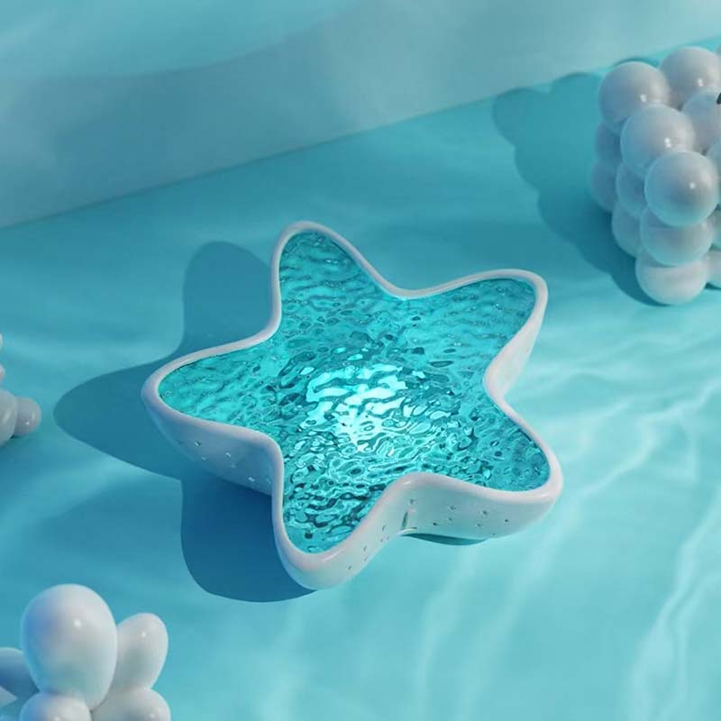 Star Projector Night Light Ocean Wave Rechargeable Seven Colors