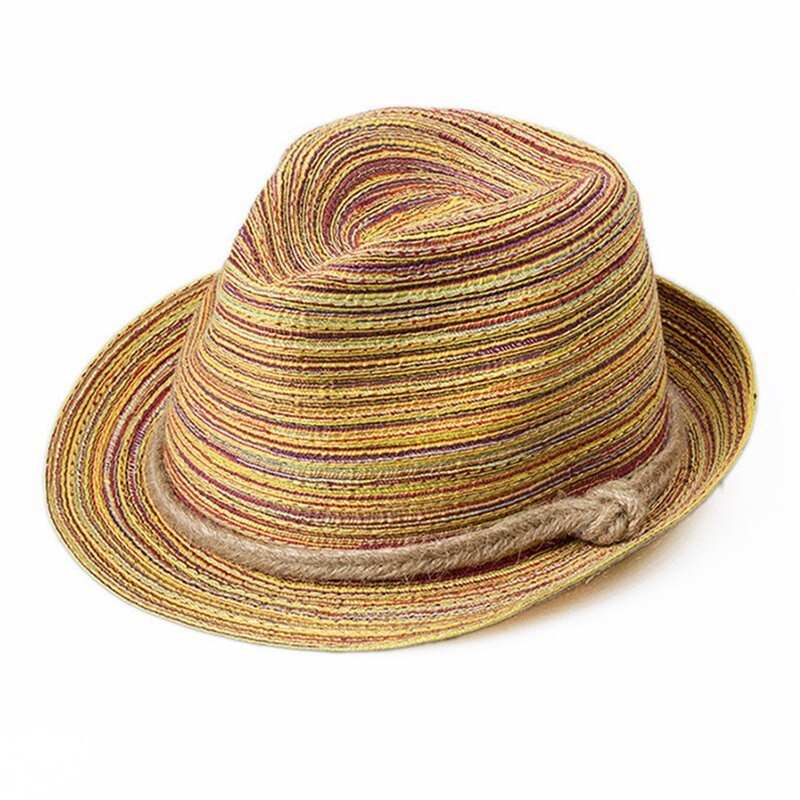 Sun Hat Braided Straw Wide Brim Lightweight & Breathable