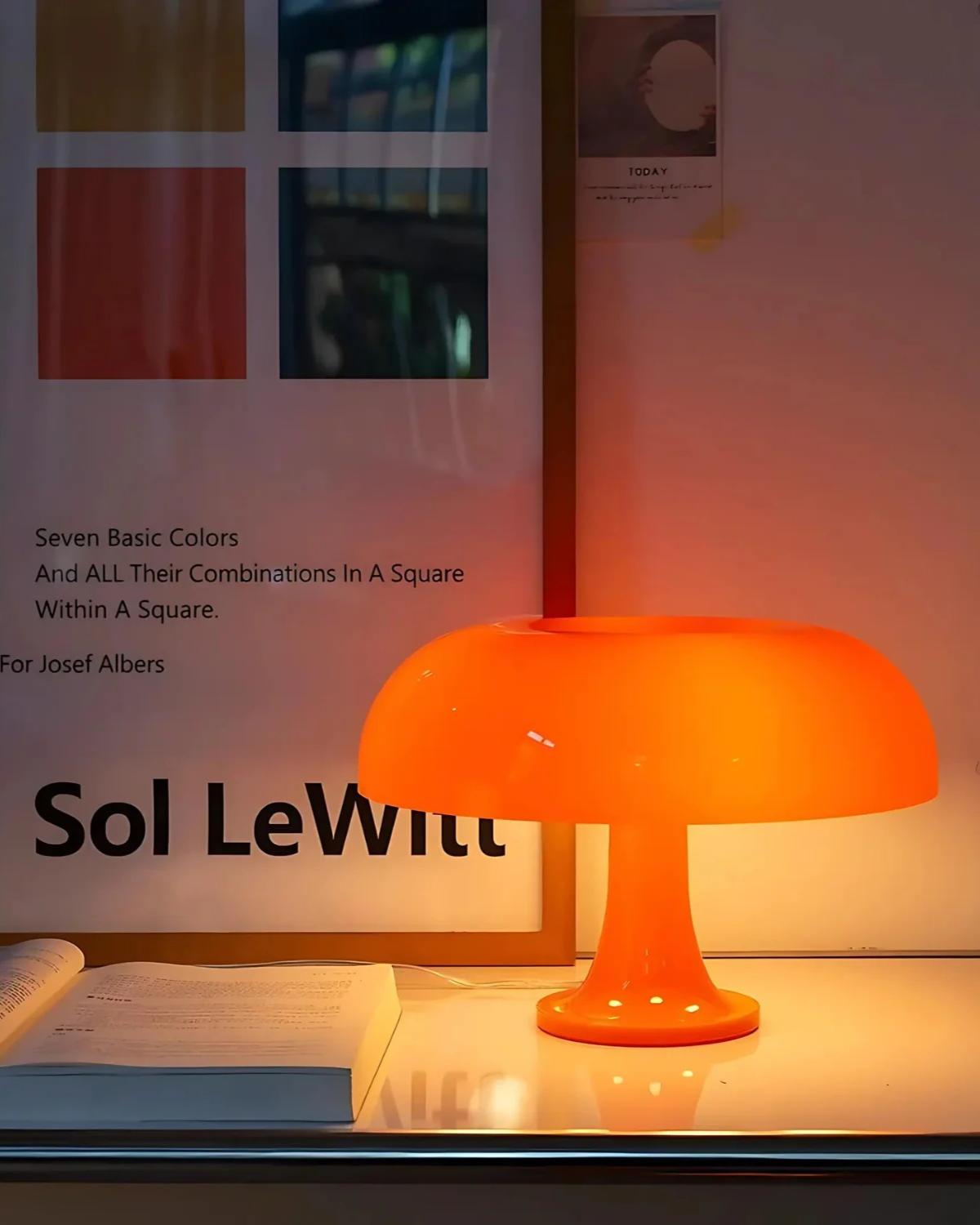 Table Lamp Retro Dome Warm Light Replaceable LED