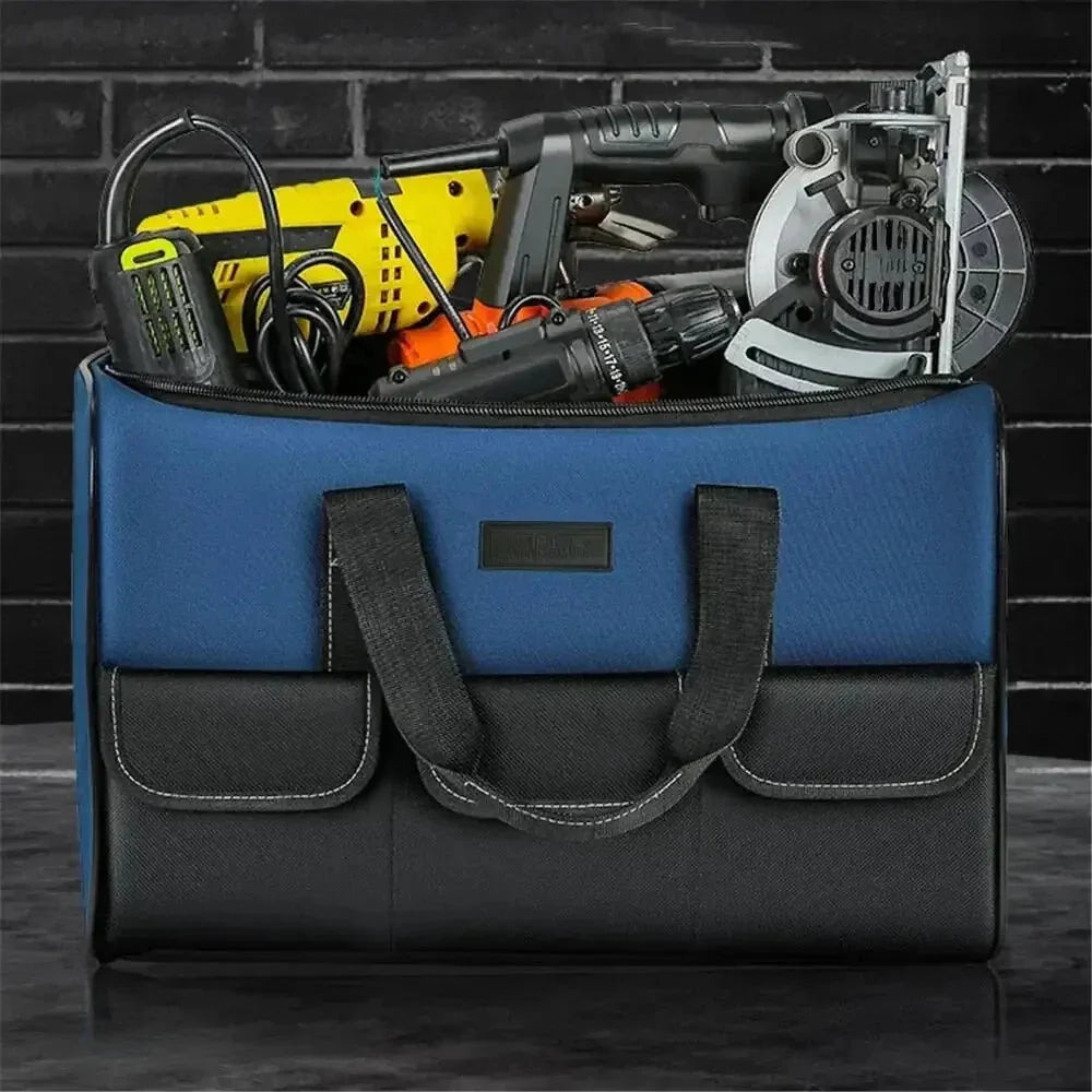 Tool Bag Self-Standing Waterproof Oxford Multi-Compartment