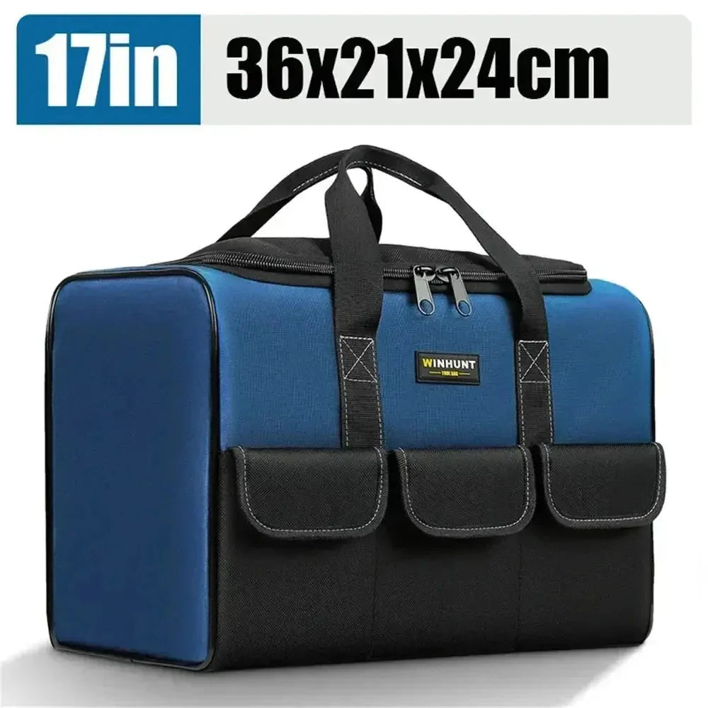 Tool Bag Self-Standing Waterproof Oxford Multi-Compartment