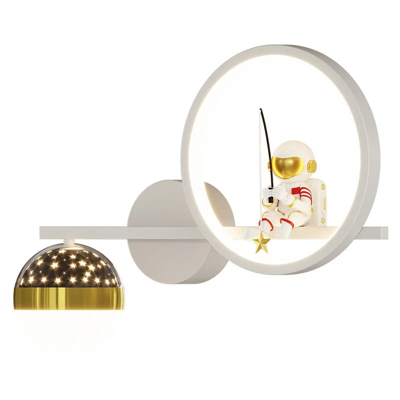 Wall Night Light Starry Sky Projection Adjustable Brightness