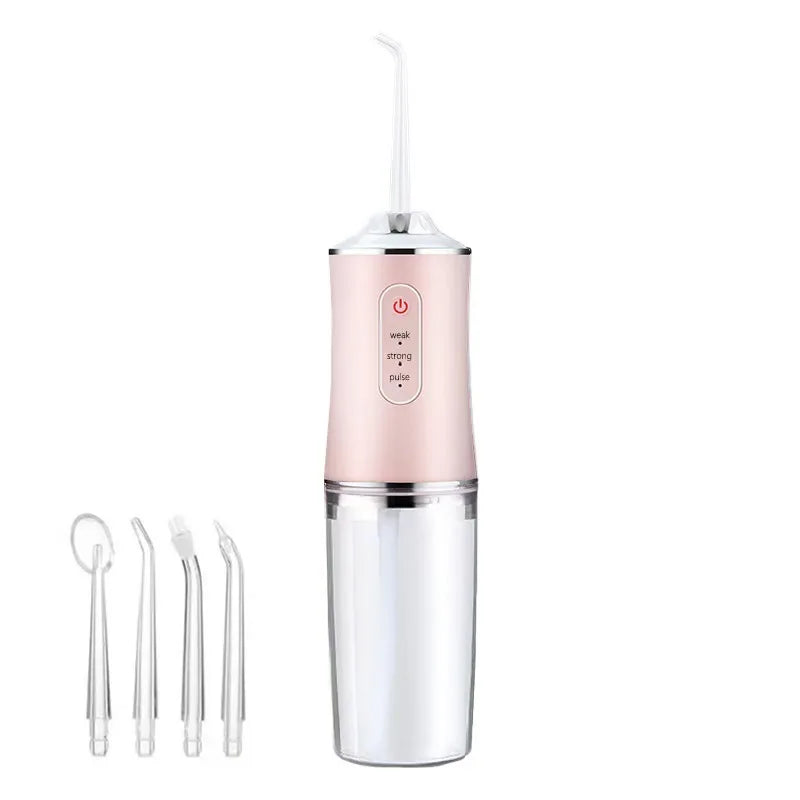 Water Flosser 220ml Tank Adjustable Pressure IPX7 Waterproof