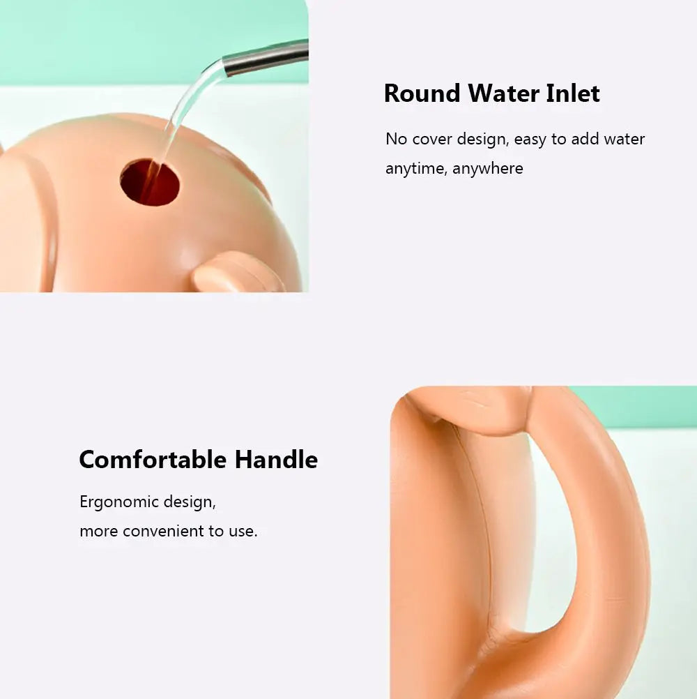 Watering Can Elephant-Shaped Detachable Spray Head 1.5L