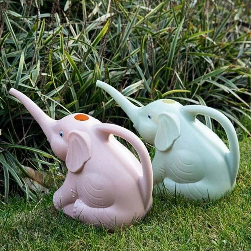 Watering Can Elephant Trunk Spout Integrated Handle