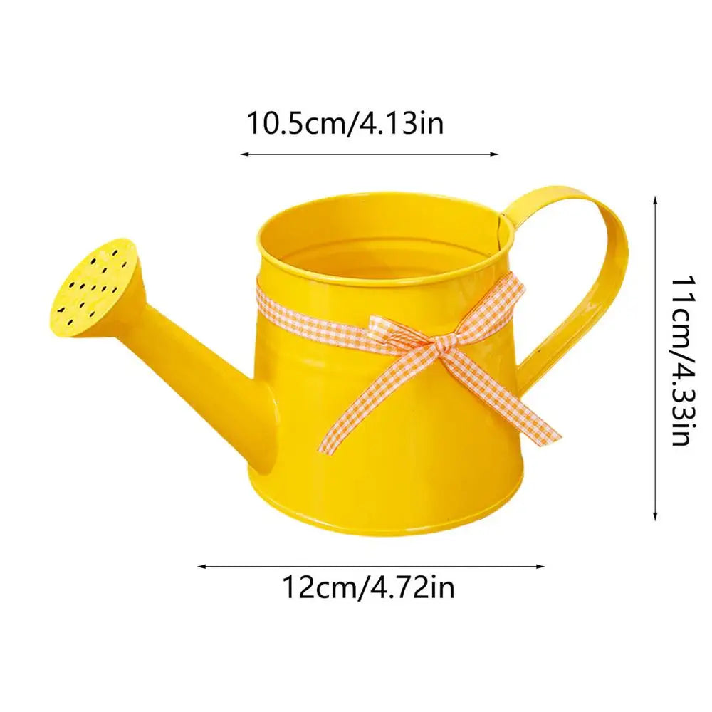 Watering Can Painted Steel Compact Perforated Spout