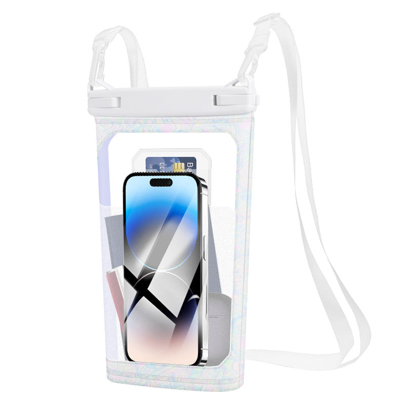 Waterproof Phone Case IPX8 Clear Touchscreen Adjustable Strap