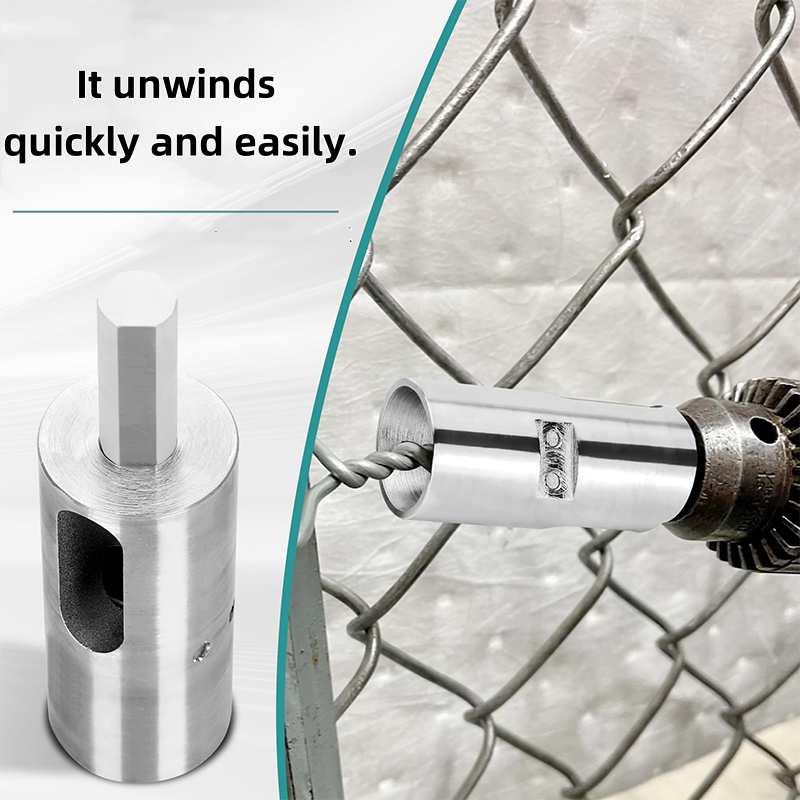 Wire Tensioner Drill Attachment Hardened Steel 9-Gauge