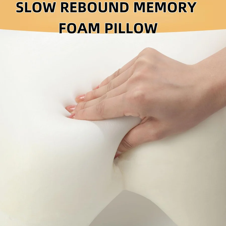 Cuddle Comfort Pillow | Ergonomic Memory Foam for Couples