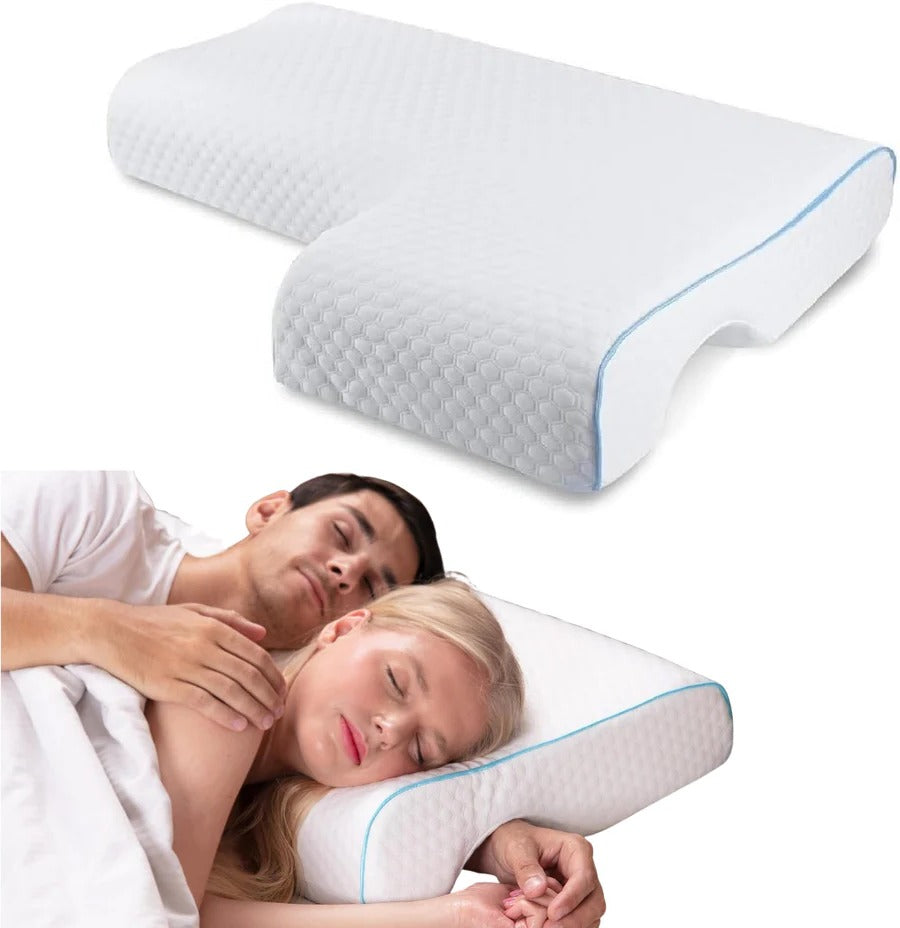 Cuddle Comfort Pillow | Ergonomic Memory Foam for Couples