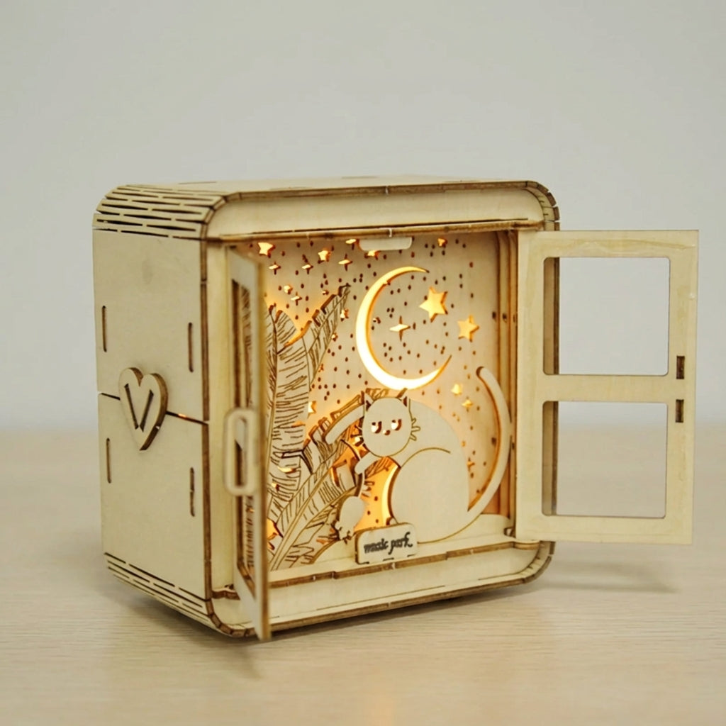 Tabletop Decorative Scene Box - SolaceCube