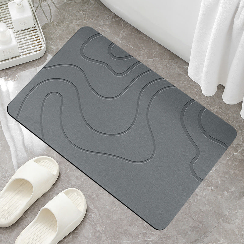 Natural Moisture-Absorbing Bath Mat for Quick Drying