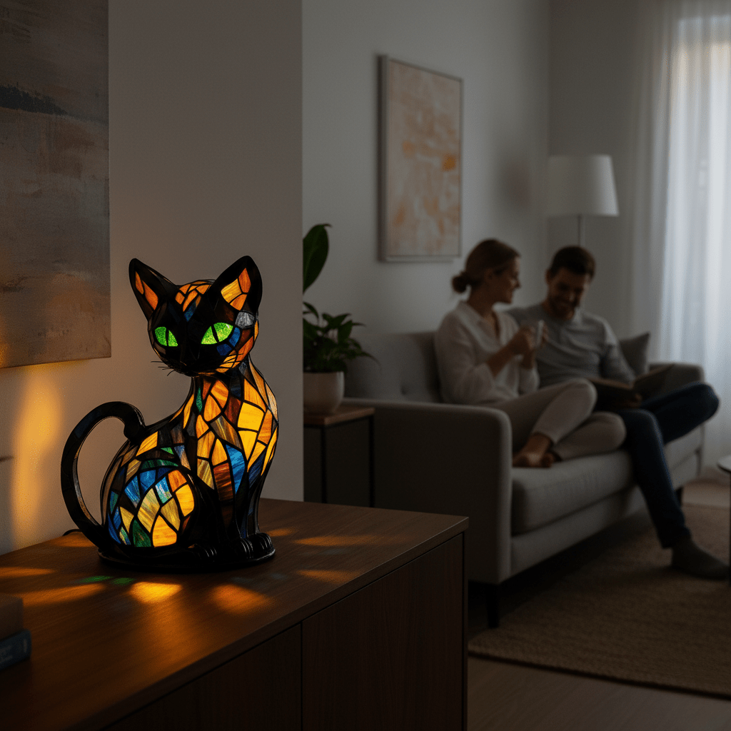 Purrfect Glow – Touch-Controlled Cat-Shaped LED Night Light