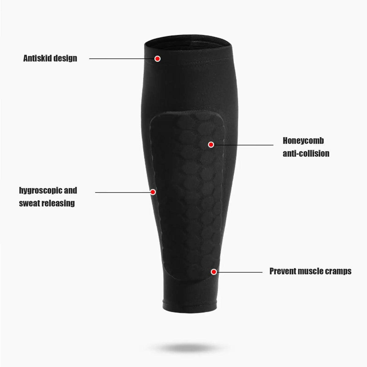ShieldPro – Lightweight Honeycomb Soccer Shin Guards for Optimal Protection