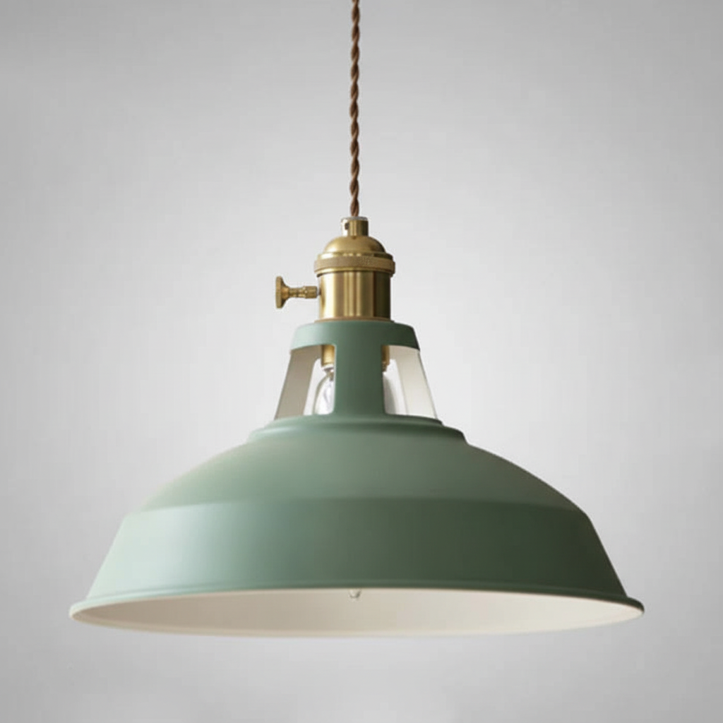 Metal Pendant Light Fixture for Industrial Decor