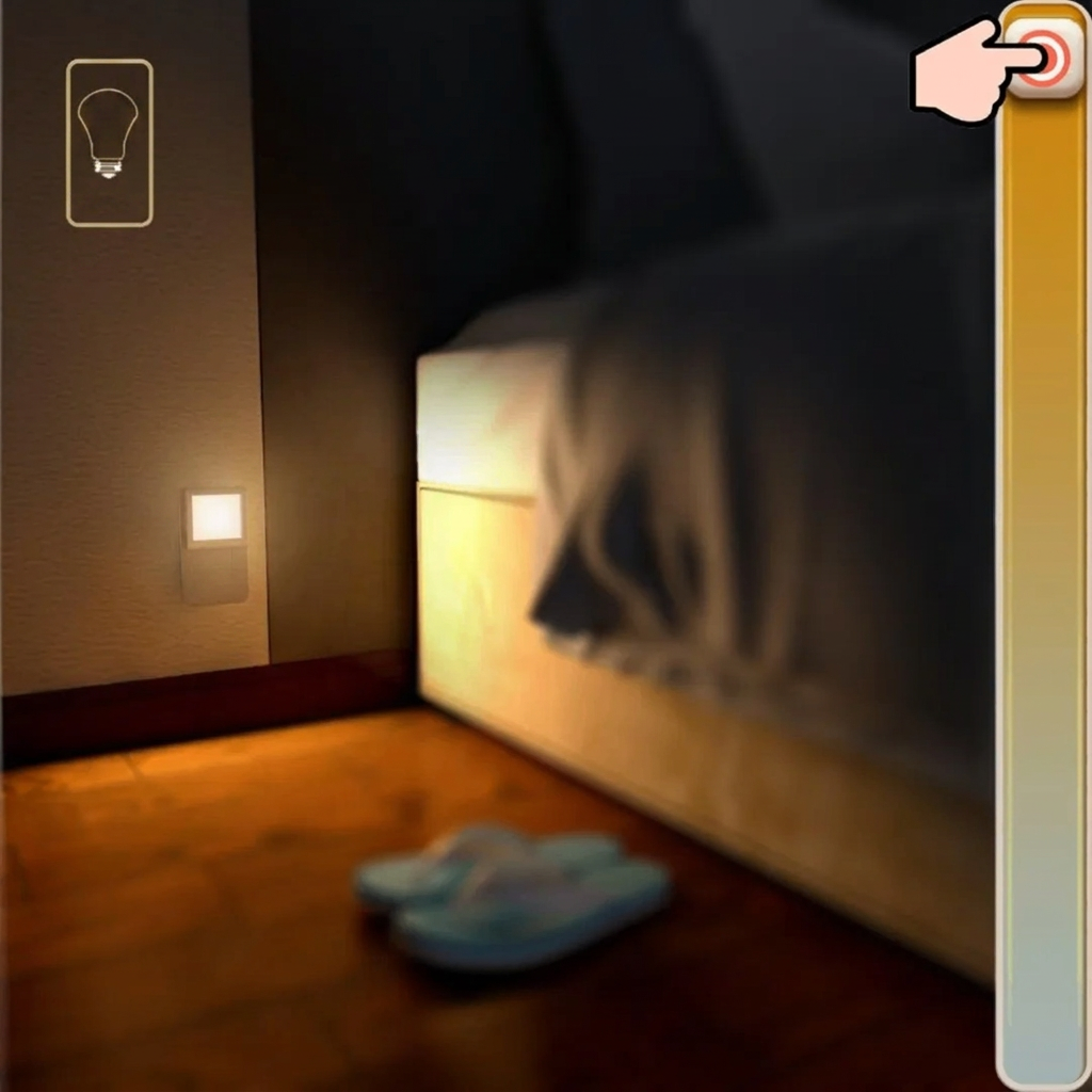 Adjustable Warm White LED Night Light with Dusk Sensor
