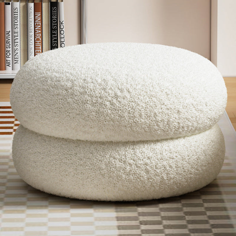 Chic Round Accent Stool for Comfortable Indoor Seating