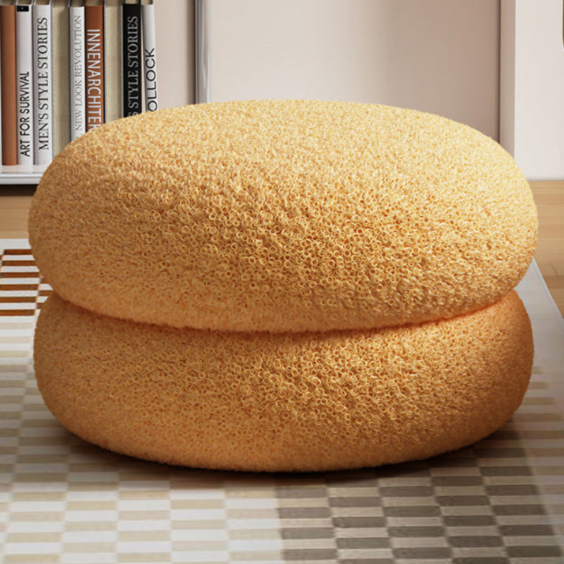 Chic Round Accent Stool for Comfortable Indoor Seating
