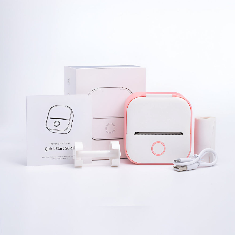 Portable Ink-Free Printer | Bluetooth Enabled for Quick Prints