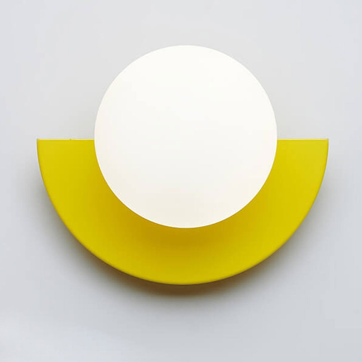 Vibrant Sphere Wall Light | Contemporary Glass Elegance