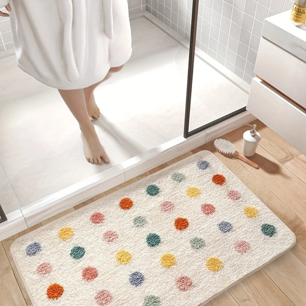Soft Touch Microfiber Non-Slip Bath Mat for Comfort