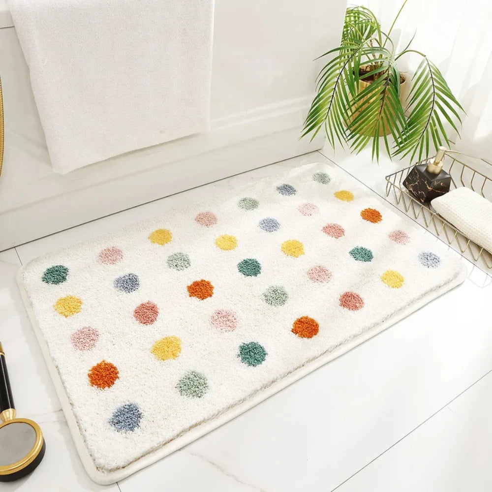 Soft Touch Microfiber Non-Slip Bath Mat for Comfort