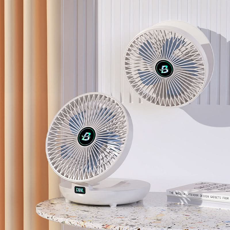 Compact Rechargeable Handheld Cooling Fan with Speed Options