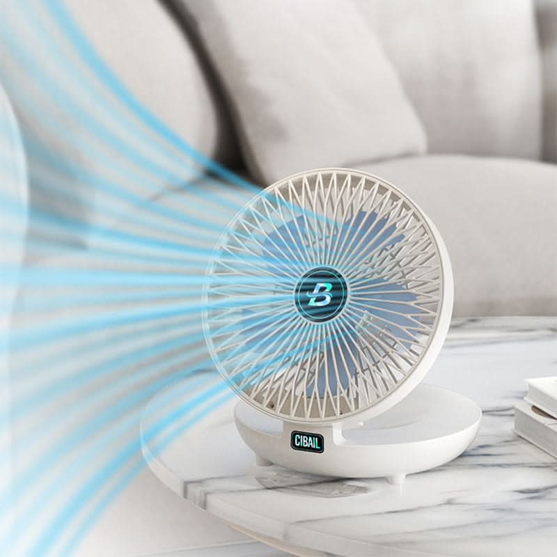 Compact Rechargeable Handheld Cooling Fan with Speed Options