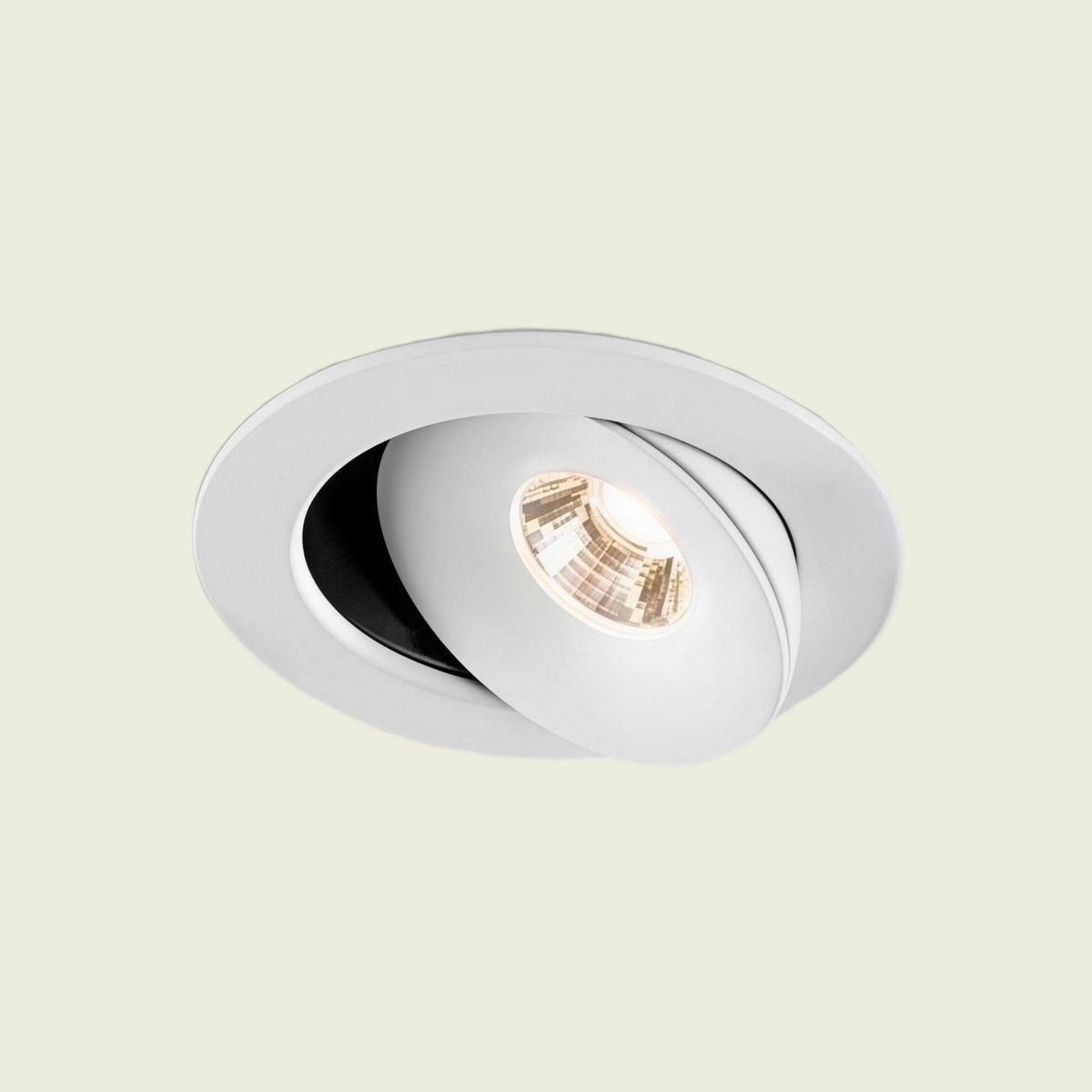 Versatile Recessed LED Spotlight with Adjustable Gimbal