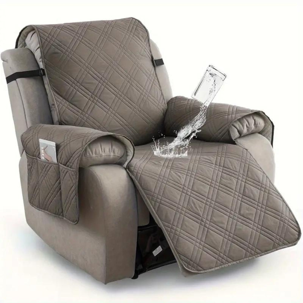 Water-Resistant Recliner Cover | Secure Fit for Comfort and Style
