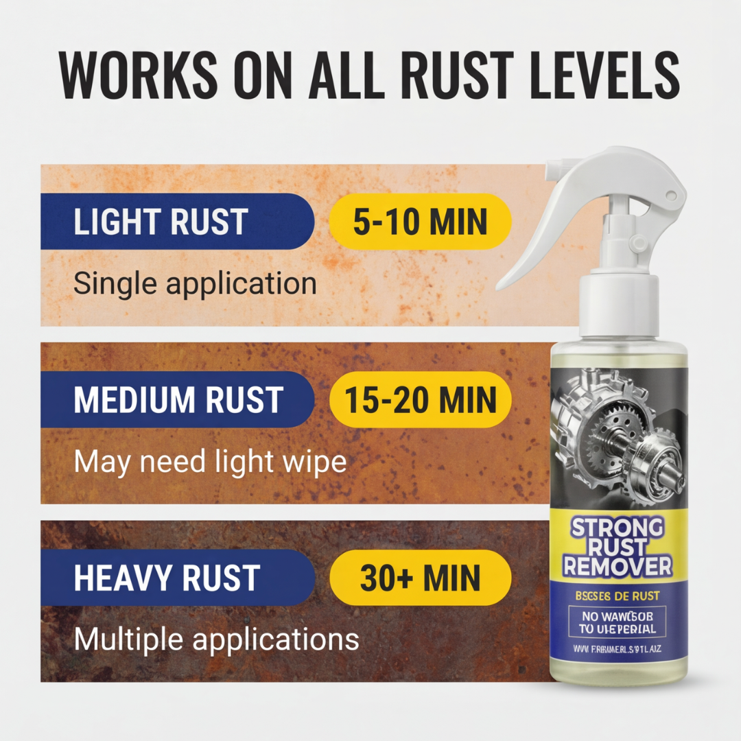 Quick Rust Eraser Spray for Effortless Metal Cleaning
