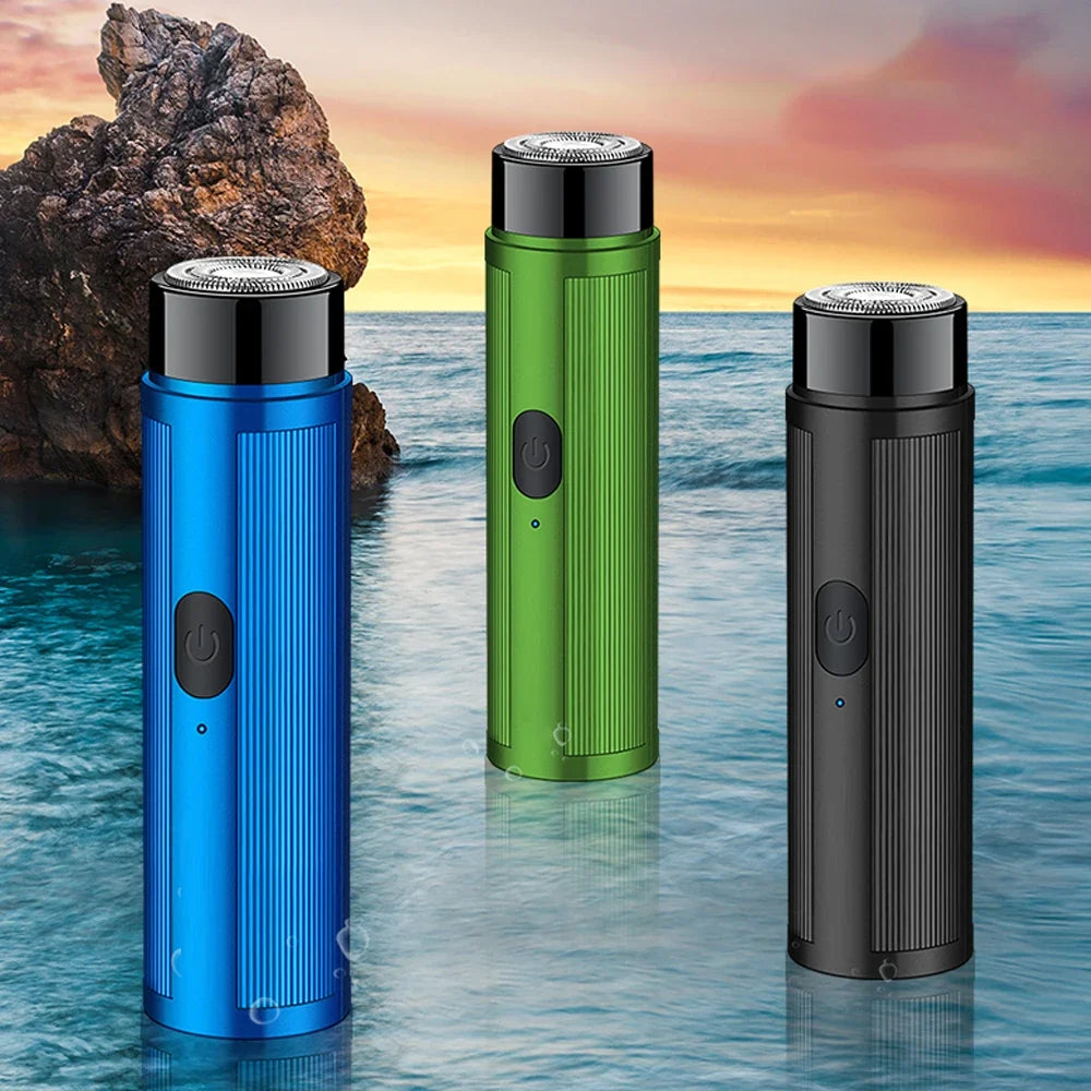 SwiftShave Compact Rechargeable Electric Razor for Men