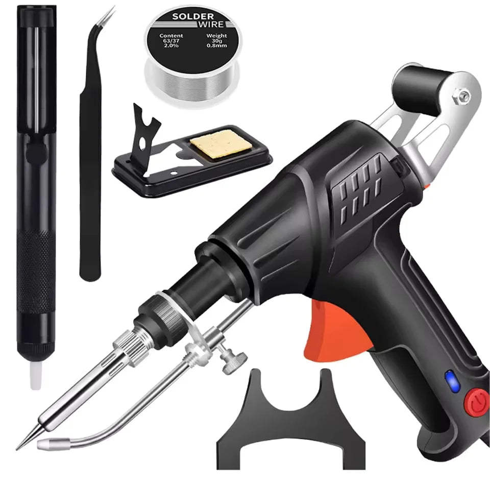 PrecisionPro 60W Adjustable Temperature Soldering Iron – Fast Heating Tool for DIY and Electronics Repairs