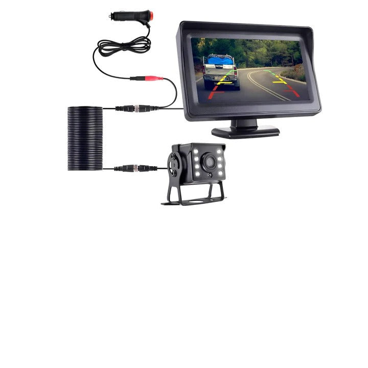 Advanced Wireless Backup Camera with 4.3-Inch Display | 170-Degree View for Safe Parking