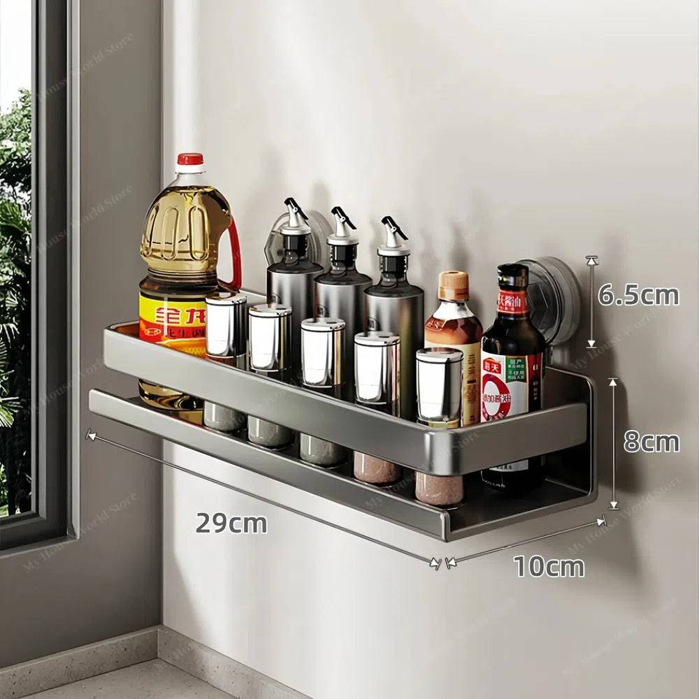 Smart Spice Rack | Adjustable Wall-Mounted Organizer for Easy Access