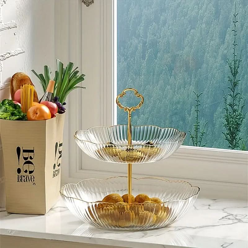 Elevate Your Kitchen with the Tri-Stack Fruit Organizer